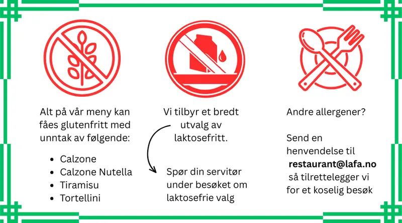 Allergener vi tilpasser oss til.